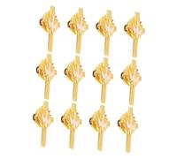LRXIYODE 12pcs Dove and Cross Brooch Pins Enamel Vintage Alloy Lapel Pins for Funeral Catholic Religious Accessories for Clothes Bags Hats