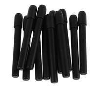 LRXIYODE 12pcs Eyebrow Pencil Extenders with Dual-head Brush Fit Makeup Aid for Precise Brow Shaping Firm Grip Tool for Various Brands Portable and Travel-friendly Beauty Accessory