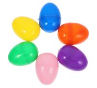 LRXIYODE 12pcs Fillable Plastic Easter Eggs 6cm Mini Openable Candy Containers Realistic Hollow Eggshell Models for Easter Party Decorations and ’ Egg Hunt