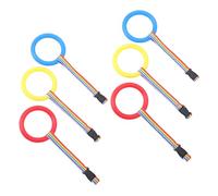 LRXIYODE 12pcs Lost Leash Detachable Walking Rope Round Handles for Boys and Girls Plastic Rings for Classroom Outdoor Group Boy Girl Safety Wrist Strap and Lost Rope