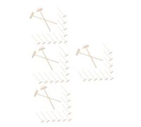 LRXIYODE 12Pcs Mini Bamboo Rake Sand Box Accessories Small Zen Garden Tool Miniature Desktop Sandbox Rake Set for Meditation Relaxation and Table Decoration