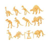 LRXIYODE 12Pcs Mini Dinosaurs Skeleton Models Educational Plaything Realistic Dinosaur Model for Cultivate Practical Skills Unique Home Decoration for Bedroom and Study