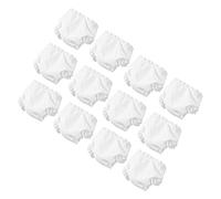 LRXIYODE 12pcs Mini Doll Panties Accessories Up Clothes for Dolls Easy to Use Nappies for Playtime Enhance Parenting Practice and Self Reliance