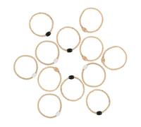 LRXIYODE 12pcs Rope Toss Ring Game Set Portable Outdoor Throwing Rings for Adults Family Friendly Lawn and Beach Garden Game with Multiple Play Styles for Active Fun