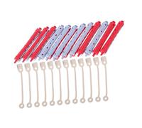 LRXIYODE 12pcs Short Cold Wave Perming Rods 19x91mm Plastic Hair Styling Curlers Hairdressing Curling Tools for Convenient Wave Perm and Hair Curling