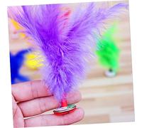 LRXIYODE 12pcs Shuttlecock Kicking Materials Game Foot Shuttle Cockfeather Outdoor Shuttlecocks Self Returning Outdoor Racquet Sports Chinese Random Color