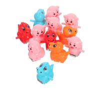 LRXIYODE 12pcs Stair Climbing Accessory with Cartoon Slide for Electric Train Track Adapter Dinosaur Pig Climbing Stairs Hardware for Interactive Family Play and Motor Skill Development