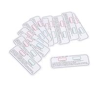 LRXIYODE 12pcs UV Test Cards Portable Identifying Strips for UV Intensity Detection Home and Device Use Quick Color Change Indicator