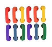 LRXIYODE 12pcs Whisper Phones for Speech Therapy and Reading Fluency Auditory Feedback Educational for Classroom and Pretend Play Enhancing Pronunciation and Social Interaction