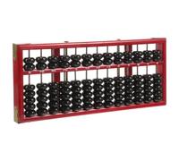 LRXIYODE 13-Column Wooden Abacus for Boys and Girls 7-Bead Educational Counting Tool Retro Chinese Math Learning Toy for Home Schooling and Development
