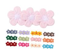 LRXIYODE 13pcs Floral Hair Clips for Soft Fabric Wrapped Nonslip Alligator Barrettes Fully Lined Small Hair Accessories for Boy Girl and Gentle and Comfortable