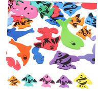 LRXIYODE 150Pcs Ocean Life Foam Stickers Self Adhesive Decals for Educational Rewards Scrapbooking Classroom Decoration with Sea Animal Designs