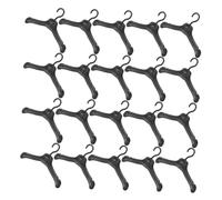 LRXIYODE 150pcs Plastic Miniature Doll Hangers for Dollhouse Wardrobe Storage Compact Lightweight Clothes Rack for Dress Gown Outfit Organization and DIY Craft Accessories