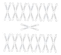 LRXIYODE 15pairs Silicone Eyeglass Temple Tips Non-Skid for Comfortable Wear During Sports and Daily Activities Glasses Holders