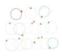 LRXIYODE 15pcs Lyre Harp Strings Replacement for Musical Instruments Durable Comfortable Resonance Rich Overtone for Classical Learners and Musicians