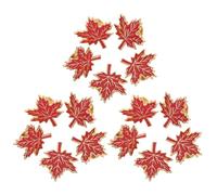LRXIYODE 15PCS Maple Leaf Brooch Pin with Drip Oil Coating Metal Canadian Maple Brooches for Women Autumn Dresses Backpacks Thanksgiving and Canada Day Accessories