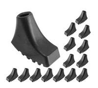 LRXIYODE 15pcs Wear Resisting Rubber Tips Hiking Pole Caps for Climbing Trekking Stick End Covers Walking Stick Tip Covers Non-Slip Design for Outdoor Travel