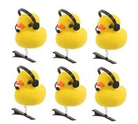 LRXIYODE 15pcs Yellow Duck Hair Clips Cute Cartoon Alligator Clips Lightweight Durable Hairpins for Women Ponytails Buns Festive Travel Styling Accessories