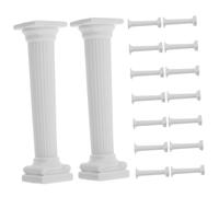 LRXIYODE 16pcs Miniature Roman Column Statues Decor for Dollhouse Landscape Crafts Model Displays Detailed Artistry for Endless Creativity