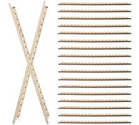 LRXIYODE 19pcs Guitar Fretboard Wire Replacement White Copper Fret Wires for Classical Electric Guitars