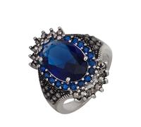LRXIYODE 1pc Fashionable Vintage Thai Gemstone for Women Stylish Jewelry for Valentine Day Elegant Design for Parties and Everyday Wear
