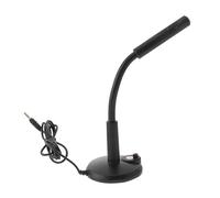 LRXIYODE 1Pc Portable Desktop Microphone for Game Chatting and Live Streaming High Sensitivity Laptop Mic Easy to Install and Adjustable Durable Black Design for Meetings and Voice