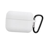 LRXIYODE 1Pc Silicone Protective Case for Wireless Earbuds Durable and Safe Cover Compatible Earbuds Scratch Design Unique Appearance White