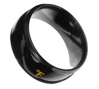 LRXIYODE 1Pc Smart Temperature Display Ring for Couples Unisex Finger Ring with Elegant Design for Parties and Daily Wear Anniversary Engagement Jewelry Black