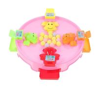 LRXIYODE 1set Funny Beads Eating Game Toy Educational Parent-boy Girl Interaction Plaything Frog Swallowing Beads for Boys and Girls Improves Hand-eye Coordination and Strategic Thinking