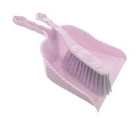 LRXIYODE 1set Mini Broom and Dustpan Portable Cleaning Tool for Desktop and Home Use Durable Plastic Design Purple for Dust and Dirt Removal