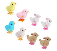 LRXIYODE 1set Wind-up Animal Toys and Chick Plush Toys Interactive Playthings for Boys and Girls Develop Motor Skills and Visual Enjoyment Party Favors