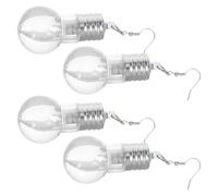 LRXIYODE 2 Pairs Funny Lamp Bulb Dangle Earrings Colorful Party Accessories for Women Unique Drop Earrings for Festivals for Birthdays and Celebrations