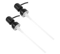 LRXIYODE 2 pcs Replacement Lotion and Shampoo Bottle Pump Heads Stainless Steel and Plastic Pump Dispensers Compatible with Mason Jar Easy Installation for Soap and Lotion Dispensers