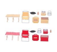 LRXIYODE 2 Sets Scale Pretend Play Accessories for Outdoor Adventure and Creative Role-playing