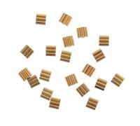 LRXIYODE 20 Pcs 9 Tooth Copper Pinion Gear 2Mm Hole Small Modulus Mechanical Gear for Rc Model Aircraft Drone Parts