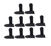LRXIYODE 20 Pcs Breathable Sweat Finger Sleeves for Mobile Gaming Elastic Oil Thumb and Finger Cots with Conductive Comfortable Touchscreen Covers with for Enhanced Grip and