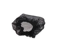 LRXIYODE 20 Pcs High Elastic Hair Snood Nets Black Satin Ruffles Hairnets for Ballet Dance Performance Invisible Durable Hair Net for Professional Use