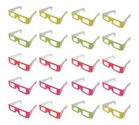 LRXIYODE 20pcs 3d Glasses with Cardboard and Pet Frame for 3d Movies and Homes Low-cost Solution for Family and Friends Enjoying Viewing Experience