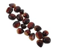 LRXIYODE 20Pcs Artificial Chestnuts Simulation Nuts Home Decorations Lightweight Realistic Display Props for Party Festival Photography and Autumn Decor