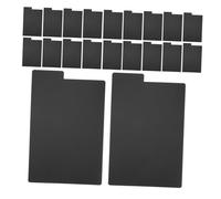 LRXIYODE 20pcs Black Vinyl Record Dividers for Bookcase Organization Plastic Album Separators with Tabs Space-saving Design Heavy Duty Protection for Vinyl Collections Easy to Use and