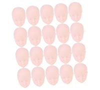 LRXIYODE 20pcs Doll Craft Making Heads Mini Doll Heads for Makeup Practice and Parts Replacement with Frame Suitable for DIY Toy and Plush Toy Making