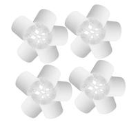 LRXIYODE 20pcs Essential Oil Bottle Cap Essential Oils Bottle Caps Dropper Lids Reagent Lid Plastic White