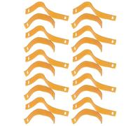 LRXIYODE 20pcs Hair Ties Elastic Bands for Curling Rods Rubber Hair Roller Straps for Home Salon