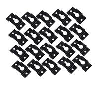 LRXIYODE 20pcs Heavy Duty Keyhole Hanger Iron Wall Brackets for Secure Speaker Mounting Flush Wall Mounted Hooks for Pictures Frames and Mirrors Home Office