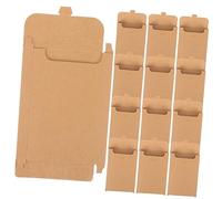 LRXIYODE 20pcs Kraft Paper Card Packaging Boxes for Postcards Photo Storage Practical DIY Gift Envelopes Elegant Kraft Paper Postcard Packing Box