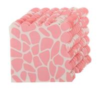 LRXIYODE 20PCS Leopard Print Embossed Party Napkins Creative Textured Disposable Paper Towels for Jungle Animal Themed Birthday Spill and Crumb Management Stylish Pink Design for Festive