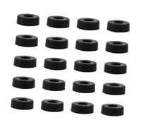 LRXIYODE 20Pcs Non-slip Shockproof Rubber Speaker Foot Pads Furniture Feet Mats for Vibration Isolation and Stability Maintenance