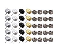 LRXIYODE 20Pcs Women Shirt Brooch Button Pins No Sew Safety Buttons with Colorful Metal Pearl Design for Clothing Cover-Up and Dress Fastening