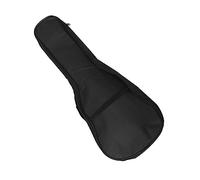 LRXIYODE 21 Inch Double Shoulder Ukulele Bag Canvas Carry Case with Padded Protection for Acoustic Ukulele Black, for Training and Outdoor Performances