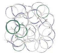 LRXIYODE 21pcs Guzheng Strings Kit Multipurpose Metal Wire Replacement for Guzheng Instrument Parts Acoustic String Accessories for Traditional Chinese